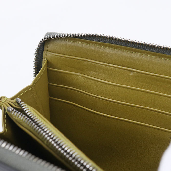 BOTTEGA VENETA【ボッテガ・ヴェネタ】 814649 ジップアラウンドウォレット カセット 長財布ラウンドファスナー カーフ レディース