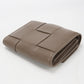 BOTTEGA VENETA【ボッテガ・ヴェネタ】 814686 ファスナーウォレット カセット 三つ折り財布 ラムスキン レディース