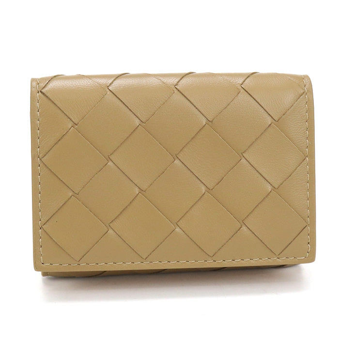 BOTTEGA VENETA【ボッテガ・ヴェネタ】 751145 タイニー ウォレット イントレチャート 三つ折り財布 カーフ レディース