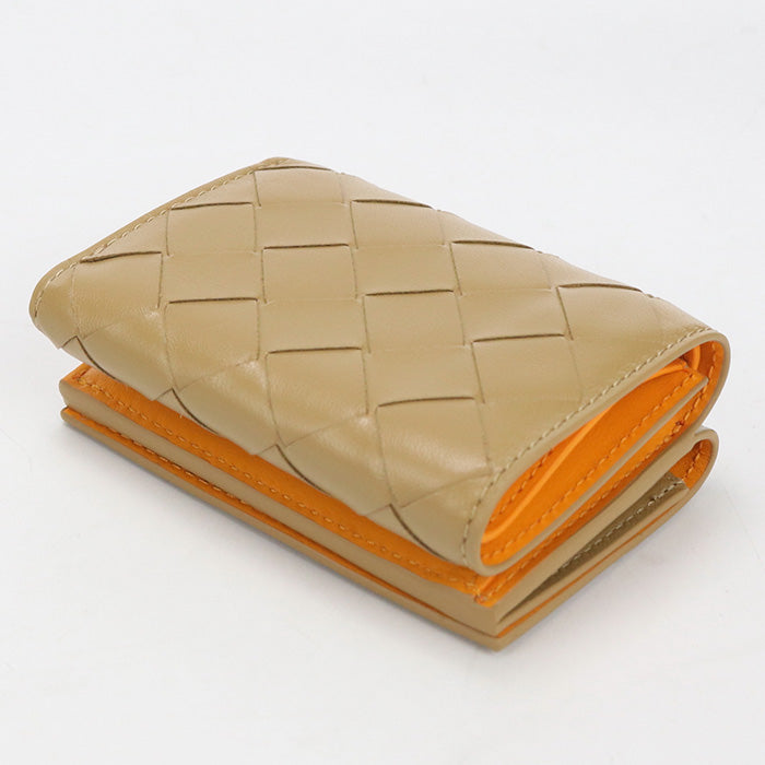 BOTTEGA VENETA【ボッテガ・ヴェネタ】 751145 タイニー ウォレット イントレチャート 三つ折り財布 カーフ レディース