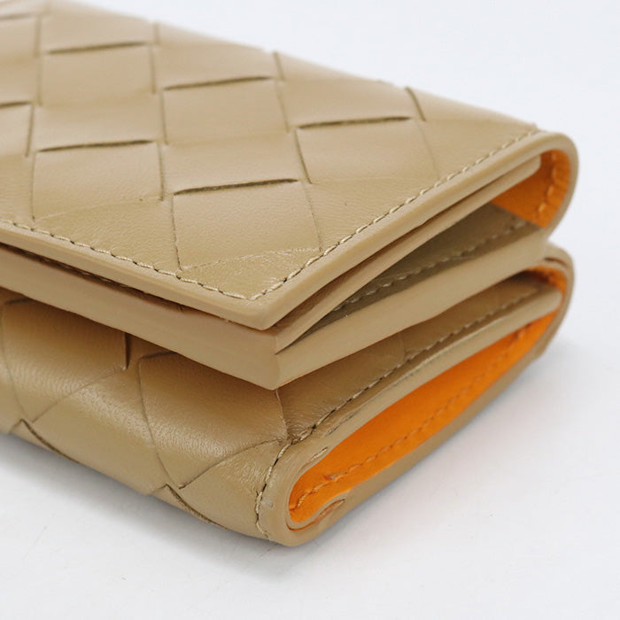 BOTTEGA VENETA【ボッテガ・ヴェネタ】 751145 タイニー ウォレット イントレチャート 三つ折り財布 カーフ レディース