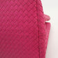 BOTTEGA VENETA Intrecciato Leather Tote Bag - Pink