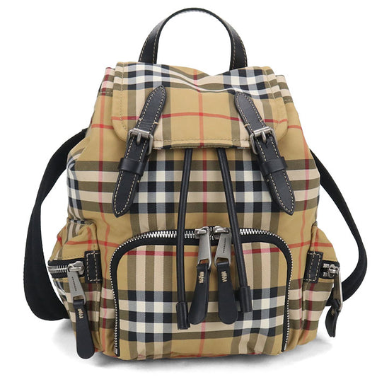BURBERRY Nova Check Nylon Backpack - Beige