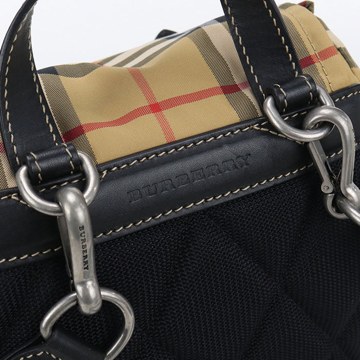 BURBERRY Nova Check Nylon Backpack - Beige