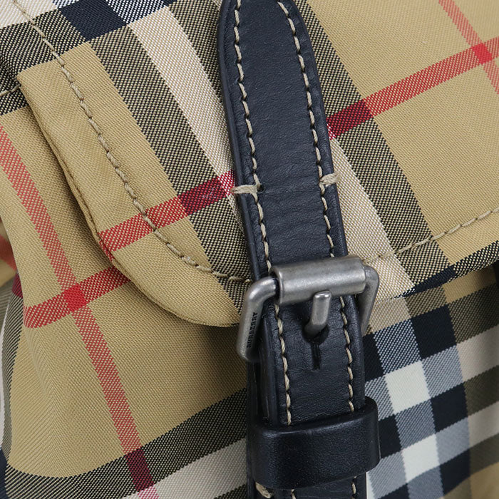 BURBERRY Nova Check Nylon Backpack - Beige