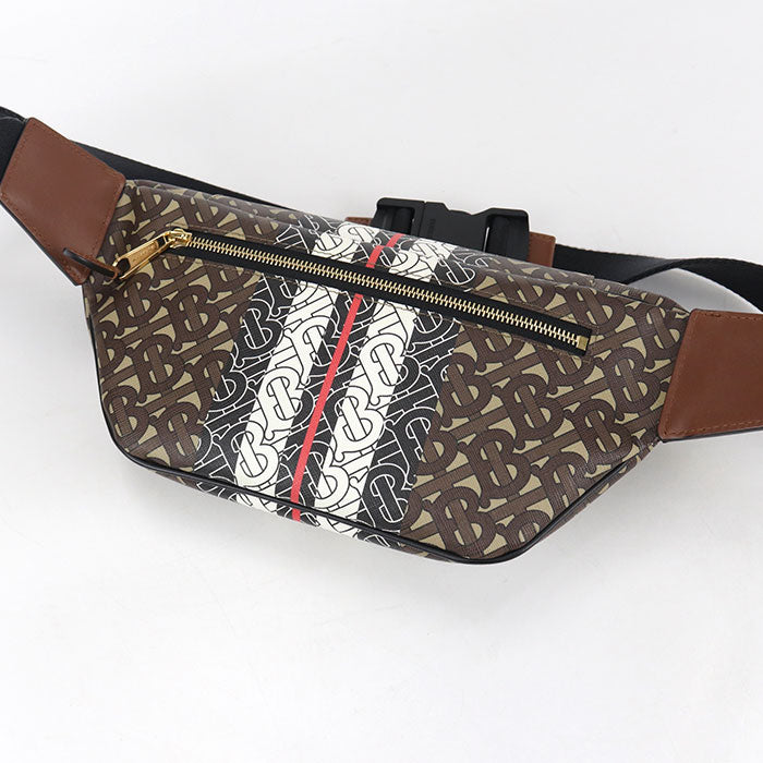 BURBERRY Belt Bag/PVC Body Bag - Brown