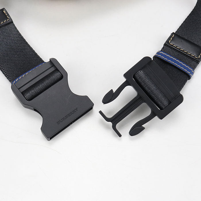 BURBERRY Nova Check Cotton Polyester Body Bag - Beige