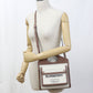 BURBERRY Mini Two-Tone Canvas and Leather Pocket Bag/Handbag/Shoulder Bag - Beige