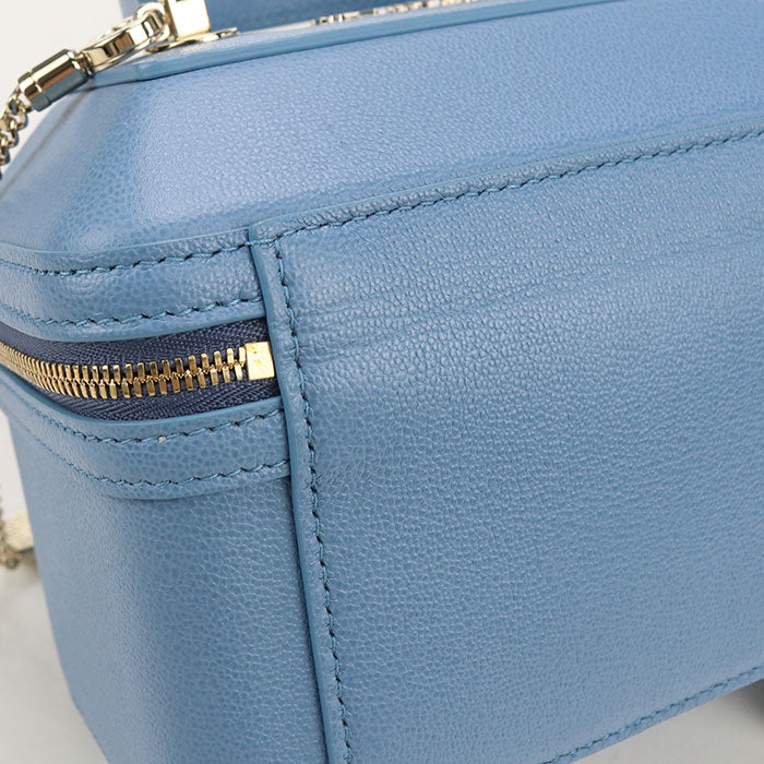 BVLGARI セルペンティ カーフ バニティ-バッグ ショルダーバッグ - ブルー