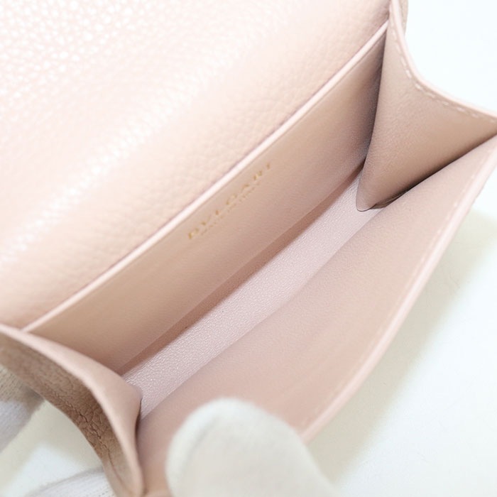 BVLGARI BVLGARI Calf Leather Card Case - Pink