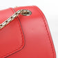 BVLGARI Serpenti Forever Calf Leather Chain Shoulder Bag - Red