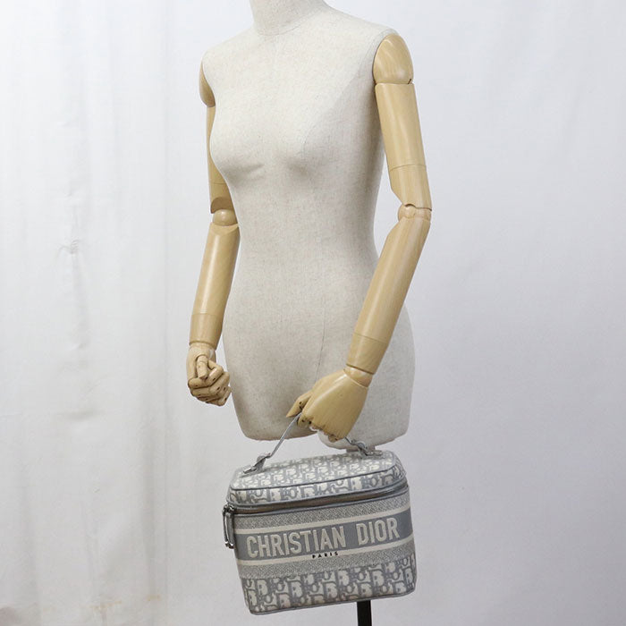Dior Travel Oblique Vanity Bag - Grey