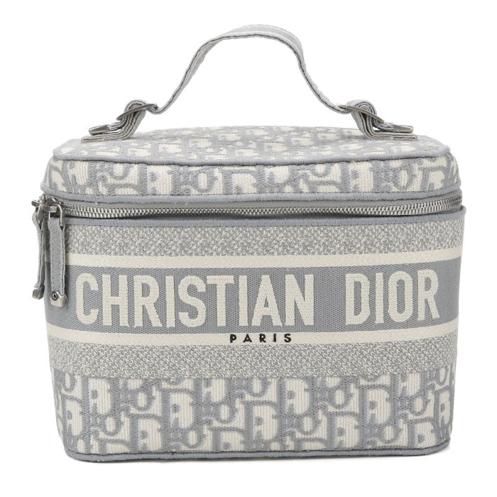 Dior Travel Oblique Vanity Bag - Grey