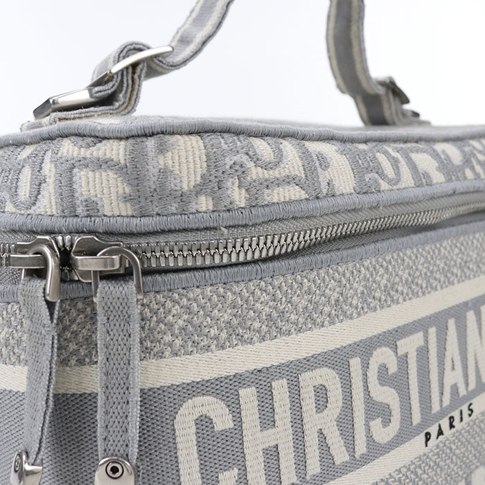 Dior Travel Oblique Vanity Bag - Grey