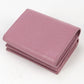 Dior Caro Leather Tri-fold Compact Wallet - Pink