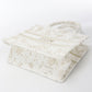 Dior Book Tote Small Jacquard Tote Bag - White