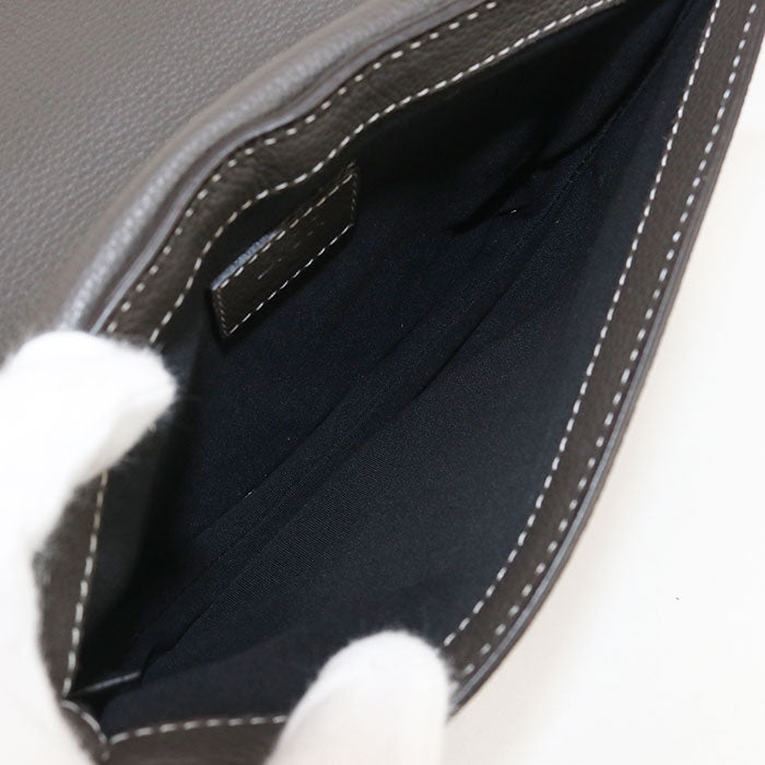 Dior サドル カーフスキン ボディバッグ ショルダーバッグ - グレー