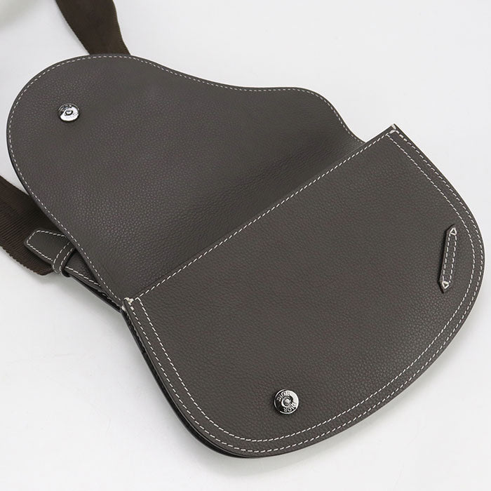 Dior サドル カーフスキン ボディバッグ ショルダーバッグ - グレー