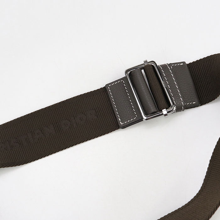 Dior サドル カーフスキン ボディバッグ ショルダーバッグ - グレー