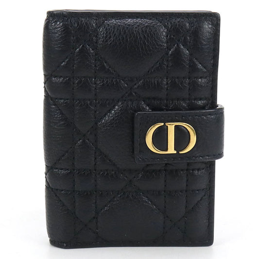 Dior Calfskin Card Case - Black