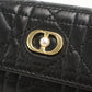 Dior グリシーヌ ジョリー ラムスキン 二つ折り財布 コンパクトウォレット - ブラック