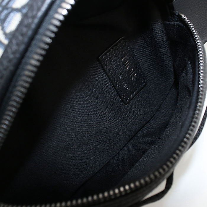 Dior Scarab Dior Oblique Jacquard Body Bag - Navy