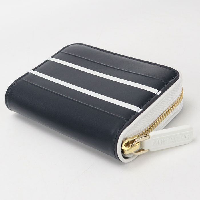 Dior ヴァイブ レザー コインケース - ネイビー