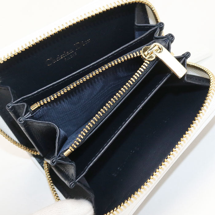 Dior ヴァイブ レザー コインケース - ネイビー