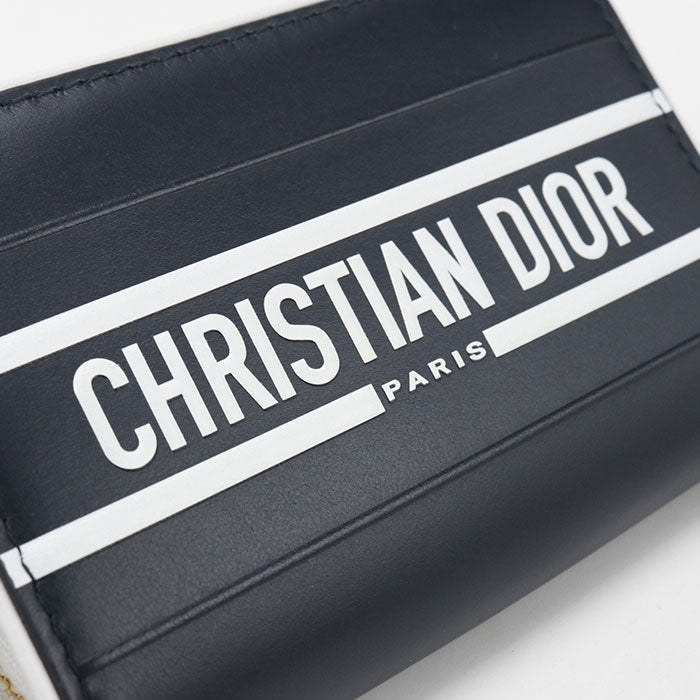 Dior ヴァイブ レザー コインケース - ネイビー