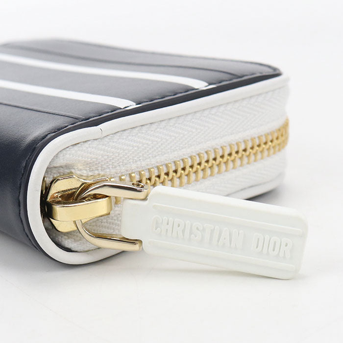 Dior ヴァイブ レザー コインケース - ネイビー