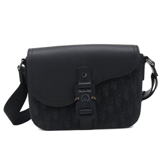 Dior Saddle Messenger Bag, Small Saddle Dior Oblique Shoulder Bag - Black