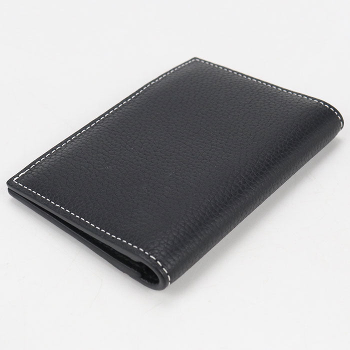Dior Saddle Calfskin Bifold Card Holder Case - Black
