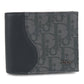 Dior Saddle Dior Oblique Calfskin Bi-fold Compact Wallet - Khaki