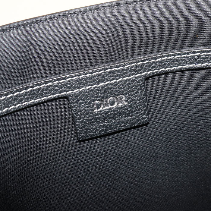 Dior Saddle Calfskin Clutch Bag - Black