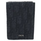 Dior Oblique Jacquard Card Case - Black