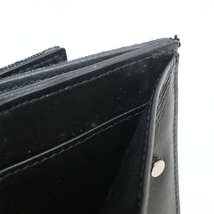 Dior ディオール オブリーク ジャカード 三つ折り財布 コンパクトウォレット - ブラック