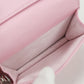 Dior レディディオール ブルーム カードホルダー ラムスキン 二つ折り財布 コンパクトウォレット - ブラック × ピンク