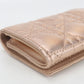 Dior Caro Glycine Calfskin Bifold Compact Wallet - Pink
