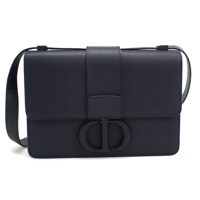 Dior 30 モンテーニュ カーフスキン ショルダーバッグ - ネイビー