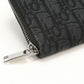 Dior ディオールオブリーク ジャカード ラウンドファスナー 長財布 ロングウォレット - ブラック