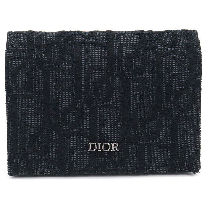 Dior【ディオール】 ビジネスカードホルダー ディオール オブリーク 名刺入れ ジャガード メンズ