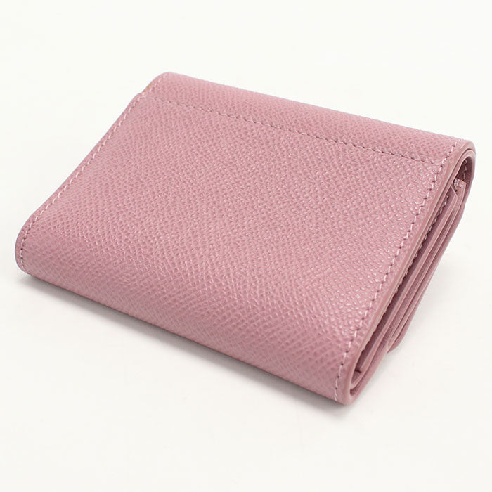 Dior 30 モンテーニュ ロータスウォレット カーフスキン 三つ折り財布 コンパクトウォレット - パープル