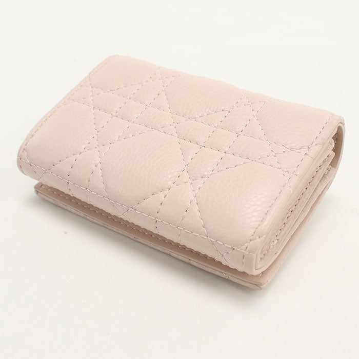 Dior【ディオール】 S5132UWHC グリシンウォレット ディオールカロ 小銭入れ/ラムスキン レディース