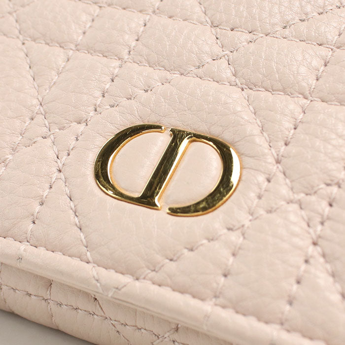 Dior【ディオール】 S5132UWHC グリシンウォレット ディオールカロ 小銭入れ/ラムスキン レディース