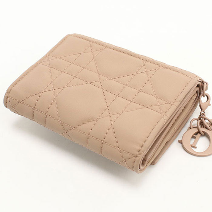 Dior【ディオール】 S0181ONMJ ロータス ウォレット 三つ折り財布/ラムスキン レディース