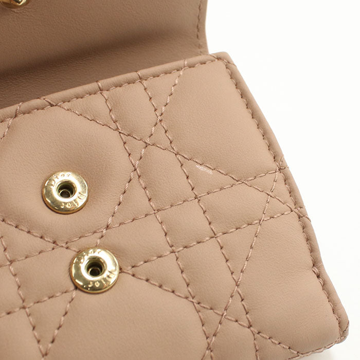 Dior【ディオール】 S0181ONMJ ロータス ウォレット 三つ折り財布/ラムスキン レディース