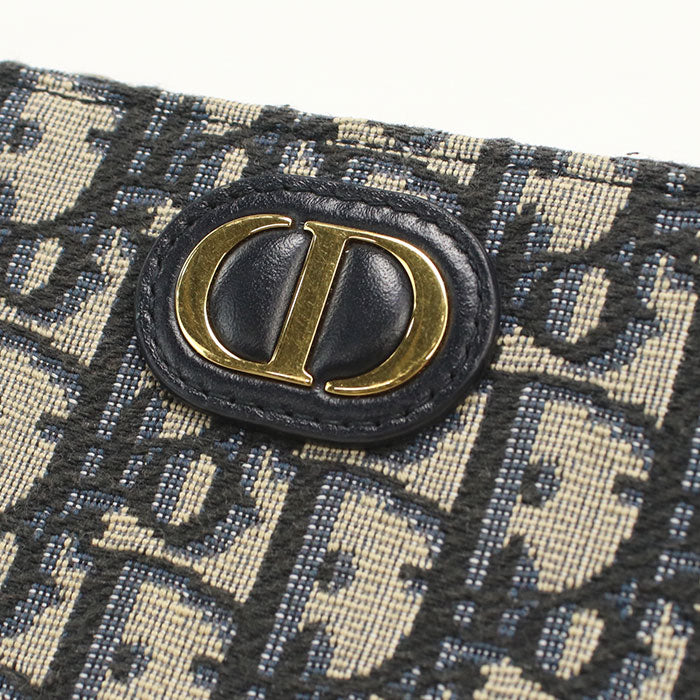Dior【ディオール】 S2197UTZQ Dahlia ウォレット 30 モンテーニュ 二つ折り財布/ディオールオブリーク レディース