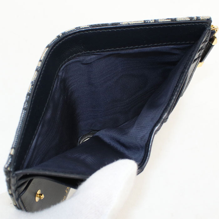Dior【ディオール】 S2197UTZQ Dahlia ウォレット 30 モンテーニュ 二つ折り財布/ディオールオブリーク レディース