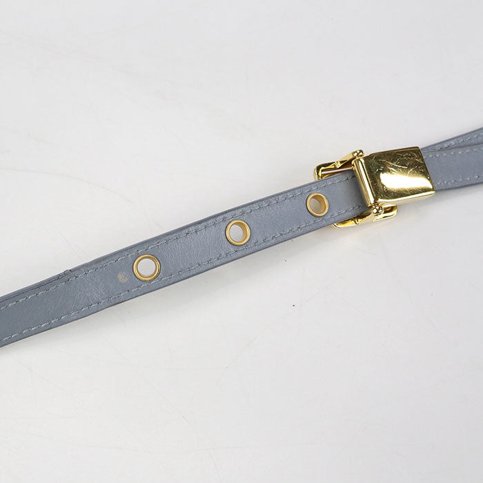 Dior 30 Montaigne Leather Shoulder Bag - Blue