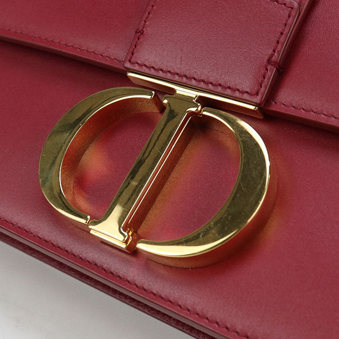 Dior 30 モンテーニュ カーフ ショルダーバッグ - レッド
